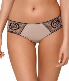 Kinga BEAUTY S 549/1 Стринги черный/бежевый