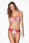 Kinga CAPRI S 582/1 Труси стрінги малиновий/квіти