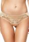 Kinga GLOW S 647/1 Трусы стринги золотой