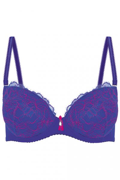 Kinga BLUE LAGOONA I PU 364 Бюстгальтер синій