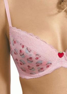 Kinga DOLCI I PU 497 Бюстгальтер рожевий